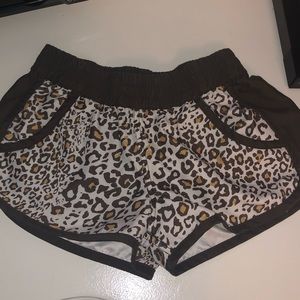 LEOPARD PRINT SHORTS